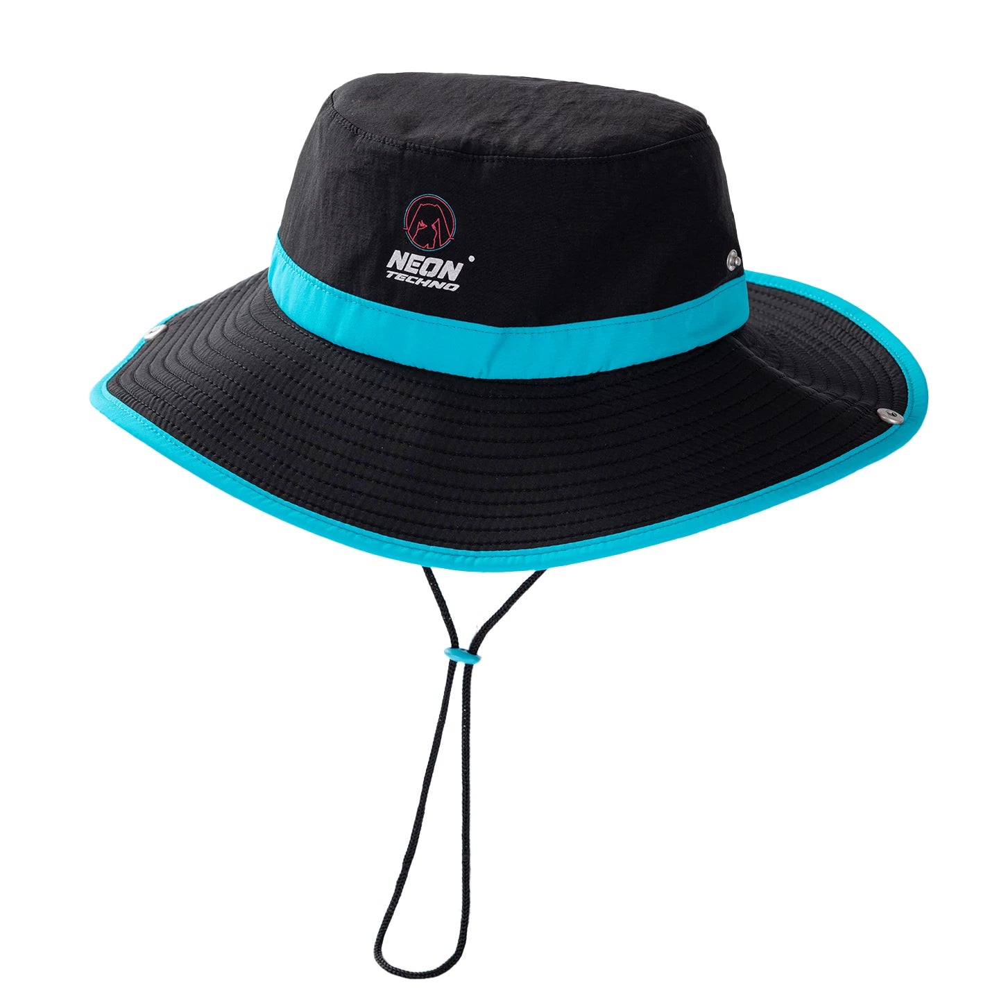 Official Hatsune Miku Neon EDM Bucket Hat, Sun Protection Outdoor Hiking Hat