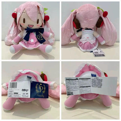 Hatsune Miku Sakura Miku Bow – 27cm Medium Plush Toy