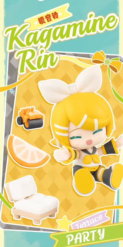 Official Hatsune Miku “Terrace Party” Figure – Freely switch poses, flexible articulated joints, and mix-and-match assembly.