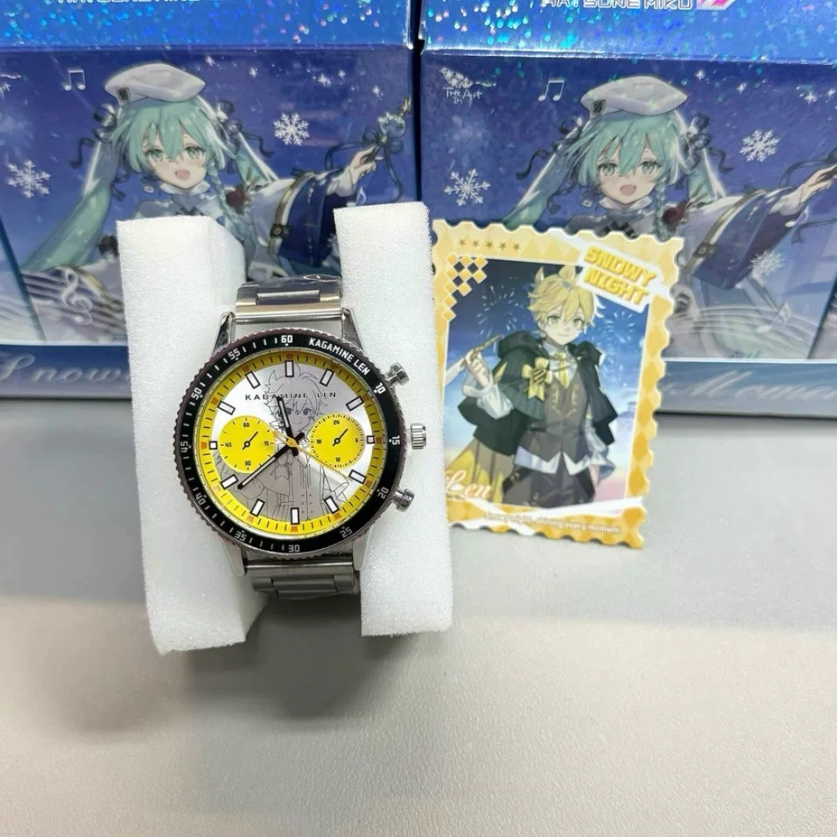 Official Hatsune Miku Snowy Night Series Watch Blind Box - Random Box or Opened & Confirmed Style
