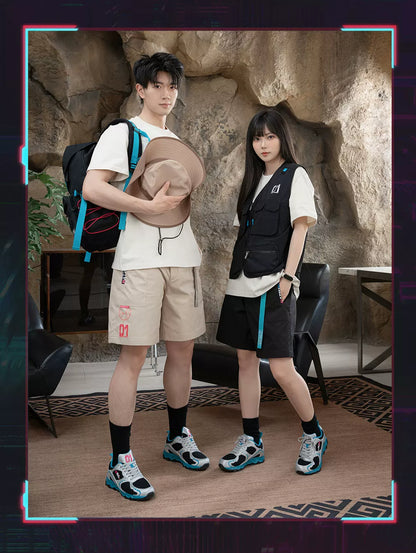 Official Hatsune Miku Neon EDM Bucket Hat, Sun Protection Outdoor Hiking Hat
