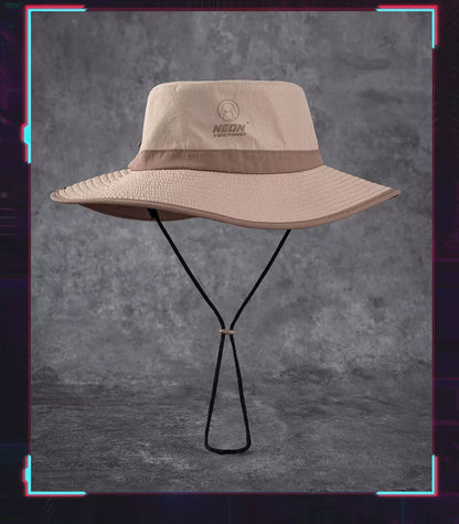 Official Hatsune Miku Neon EDM Bucket Hat, Sun Protection Outdoor Hiking Hat