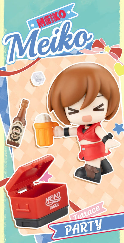 Official Hatsune Miku “Terrace Party” Figure – Freely switch poses, flexible articulated joints, and mix-and-match assembly.