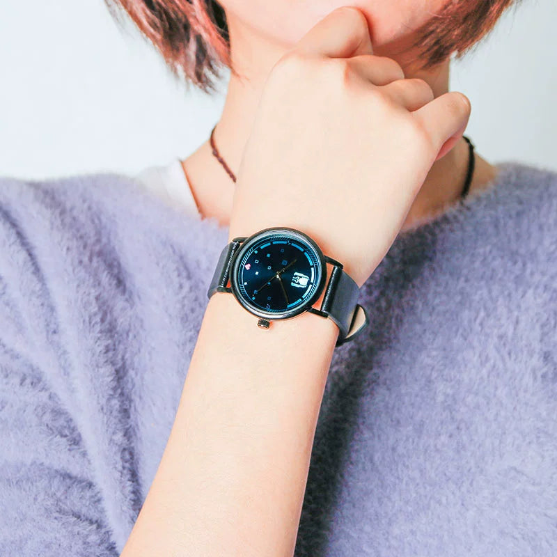 Officially Licensed Hatsune Miku Pixelated Miku Waterproof Slim Watch