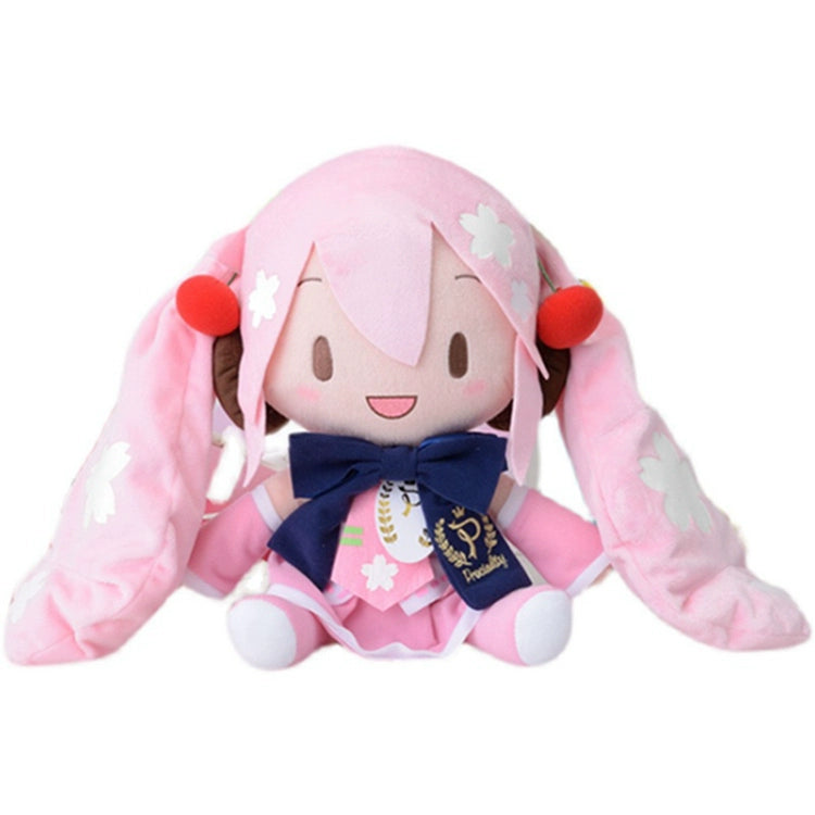 Hatsune Miku Sakura Miku Bow – 27cm Medium Plush Toy