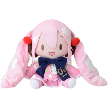 Hatsune Miku Sakura Miku Bow – 27cm Medium Plush Toy