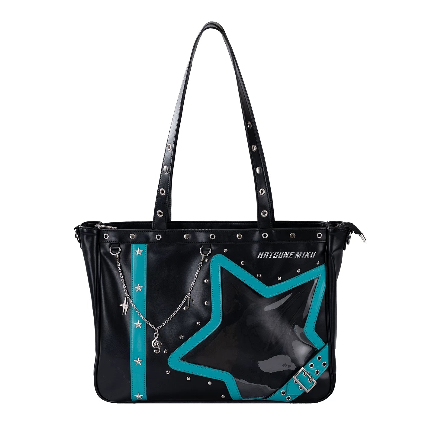 [Pre-Order, Ships Within 60 Days]Official Hatsune Miku Rock Future Large Capacity Ita Bag, Convertible Shoulder & Crossbody Bag
