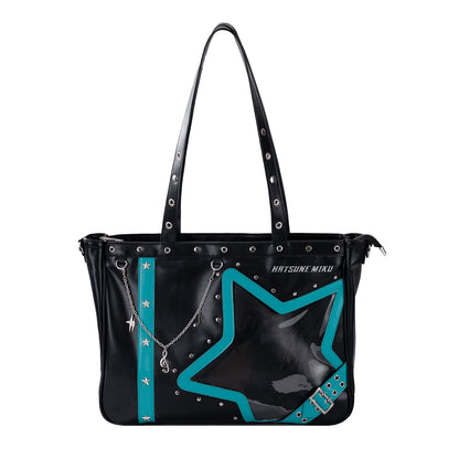 [Pre-Order, Ships Within 60 Days]Official Hatsune Miku Rock Future Large Capacity Ita Bag, Convertible Shoulder & Crossbody Bag