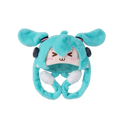 Hatsune Miku Squinty-Eyes Plush Hat