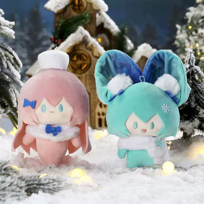 Officially Licensed Hatsune Miku VOCALOID Starlit Snow Mini Plush Charm