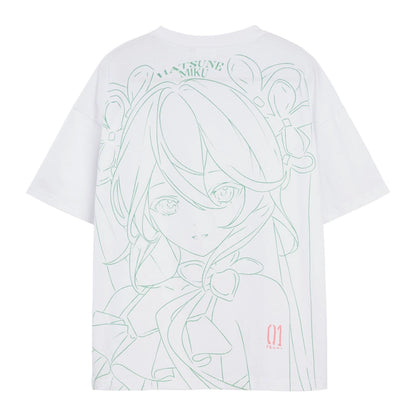 Hatsune Miku Oversized Short Sleeve T-Shirt – Crew Neck