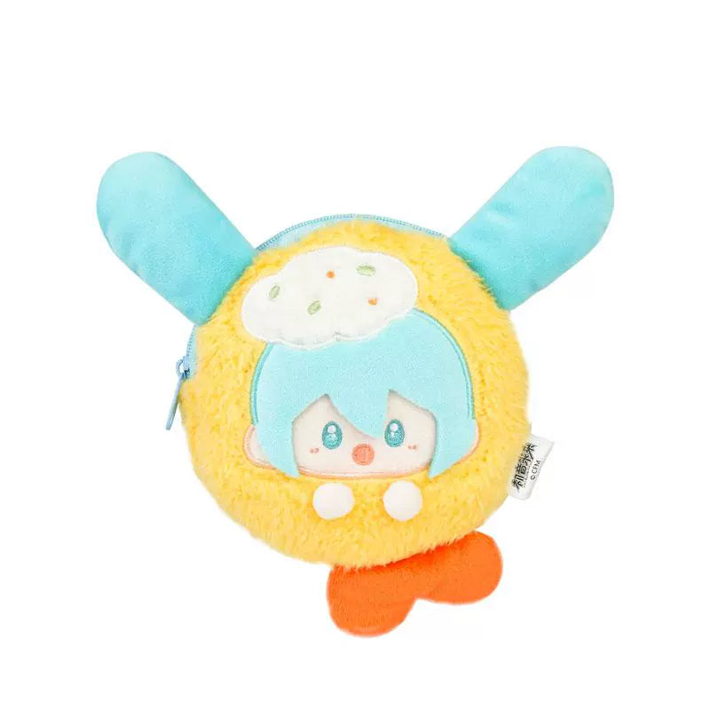 Offiziell lizenzierte Plüsch-Geldbörse aus der Hatsune Miku Super Delicious-Serie