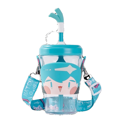 Officially Licensed Hatsune Miku Portable Straw Bottle