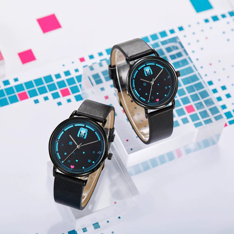 Officially Licensed Hatsune Miku Pixelated Miku Waterproof Slim Watch