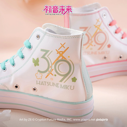 Official Hatsune Miku 39 Spring Concerto Platform High-Top Sneakers for Women