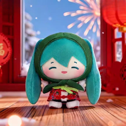 Official Hatsune Miku Overjoyed Plush - Northeast Floral Jacket Style / Errenzhuan Style