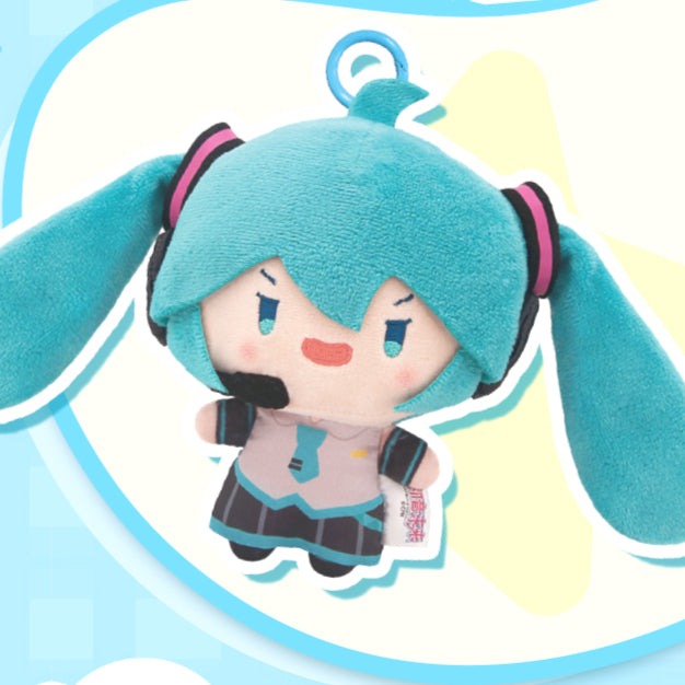 Breloque en peluche Hatsune Miku Ponytail Sway sous licence officielle