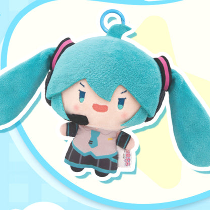 Breloque en peluche Hatsune Miku Ponytail Sway sous licence officielle