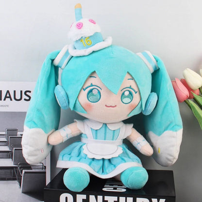 Offiziell lizenziertes Hatsune Miku mittelgroßes Kuchen-Plüschtier