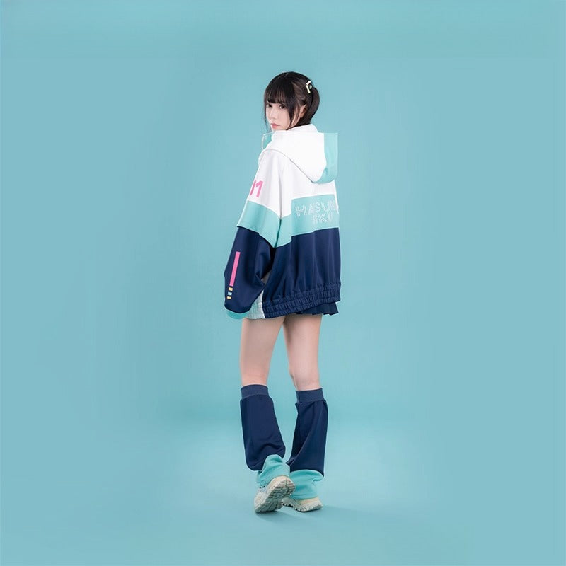 Hatsune Miku Future Rhythm Hooded Jacket – Autumn / Winter(No Socks Included)
