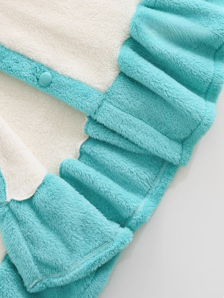 Hatsune Miku Coral Fleece Thick Lined Winter Robe Set – Cozy Home Loungewear