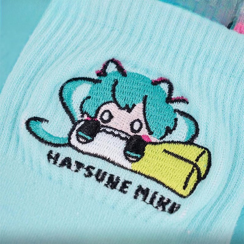 Hatsune Miku Breathable Crew Athletic Socks
