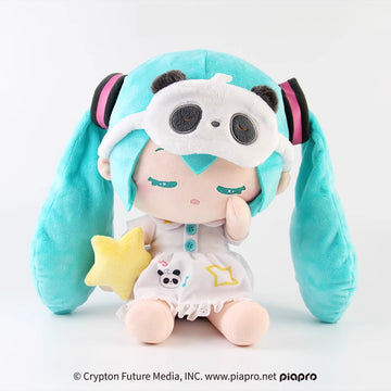 Offiziell lizenziertes großes Hatsune Miku-Plüschtier „Sleepy“.
