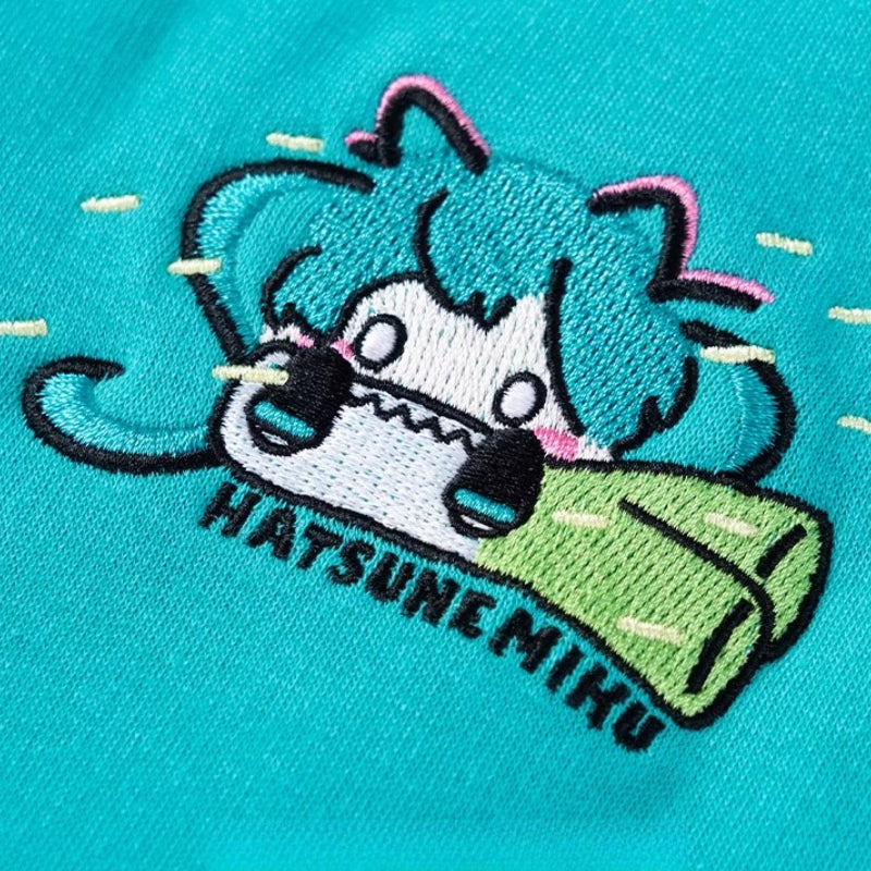 Hatsune Miku Bite-Style Graphic Oversized Hooded Hoodie – Ita Style