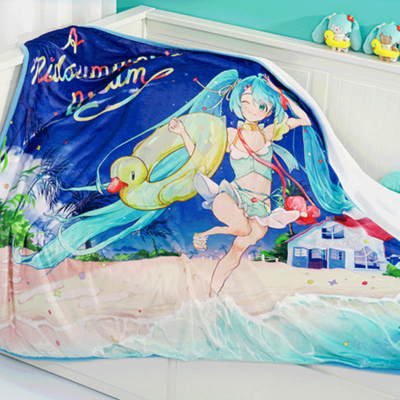 Couverture climatisée Hatsune Miku Summer Dream sous licence officielle