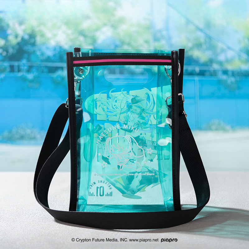 Sac en gelée transparent Hatsune Miku Run Series sous licence officielle