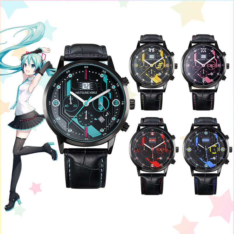 Offiziell lizenzierte Hatsune Miku Metal Overture Quarz-Armbanduhr