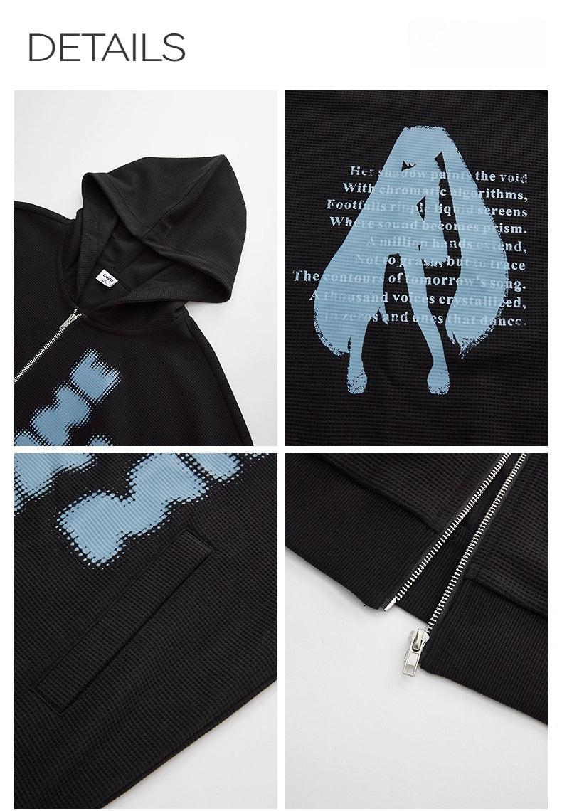 Hatsune Miku Collaboration Jacket – Oversized Casual Fit