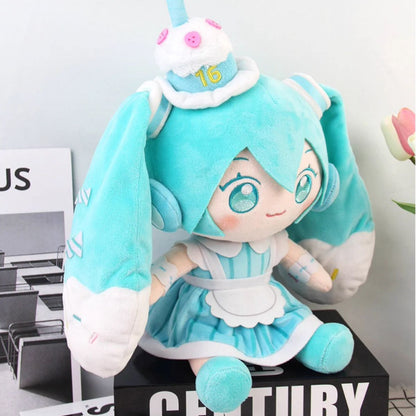 Offiziell lizenziertes Hatsune Miku mittelgroßes Kuchen-Plüschtier
