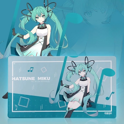 Official Hatsune Miku Gaming Desk Mat Mouse Pad, 27.6 × 15.7 in