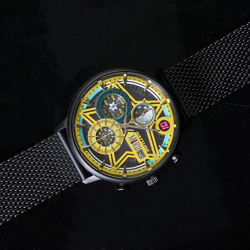Montre à énergie solaire Hatsune Miku Dancing Melody sous licence officielle