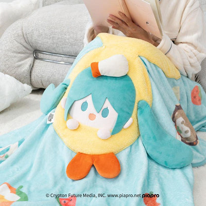 Couverture en peluche Hatsune Miku Super Tasty Series sous licence officielle