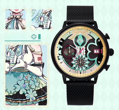 Offiziell lizenzierte Hatsune Miku Future Hope Solar-Quarzuhr
