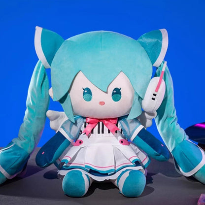 Hatsune Miku Synthwave Wings Sitting  – 40cm Large Plush Toy