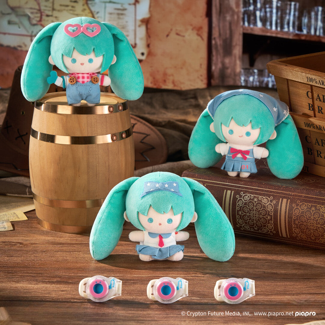 Official Hatsune Miku Denim Tribe Snap Plush Blind Box
