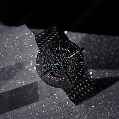Offiziell lizenzierte Hatsune Miku Metal Sonata wasserdichte Quarz-Armbanduhr