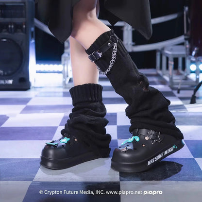 Official Hatsune Miku Rock Future Clogs, Unisex Non-Slip Beach Sandals