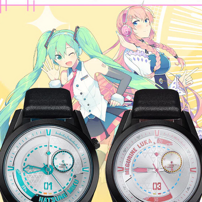 Offiziell lizenzierte Hatsune Miku, Megurine Luka &amp; Miku Resonating Future Watch
