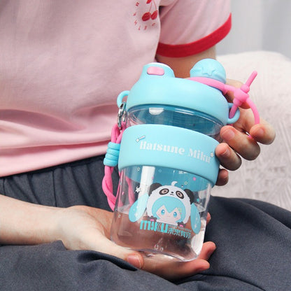 Official Licensed Hatsune Miku Portable Coffee Tumbler with Straw