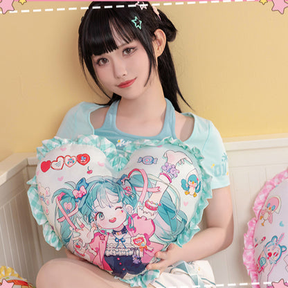 Dakimakura Hatsune Miku Super Sugary Adhesive Girl sous licence officielle 