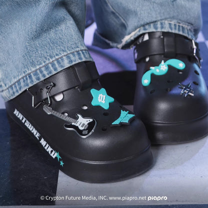 Official Hatsune Miku Rock Future Clogs, Unisex Non-Slip Beach Sandals