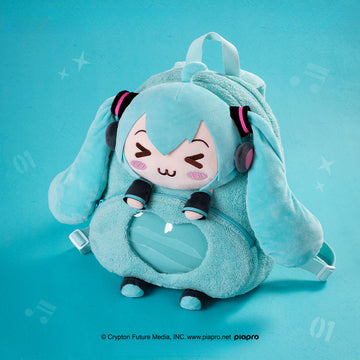 Offiziell lizenzierter Rucksack aus der Hatsune Miku Squinted Eyes-Serie