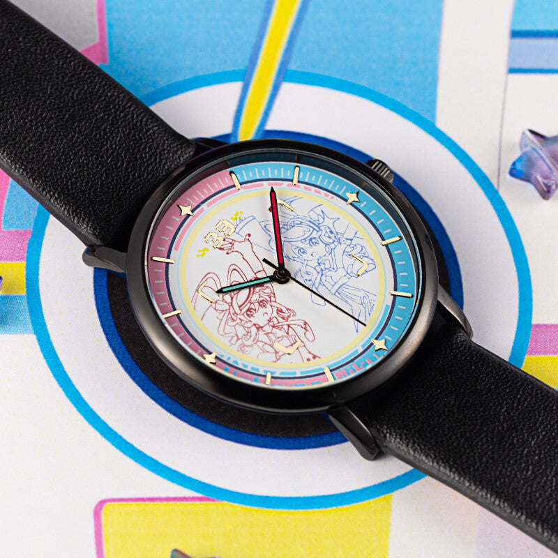 Montre Hatsune Miku Mirror Encounter &amp; Future à changement de couleur sensible à la lumière sous licence officielle