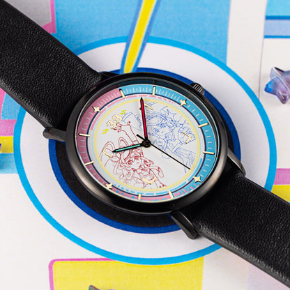 Montre Hatsune Miku Mirror Encounter &amp; Future à changement de couleur sensible à la lumière sous licence officielle