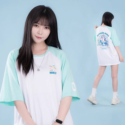 Hatsune Miku Retro & Future Graphic Short Sleeve T-Shirt – Crew Neck