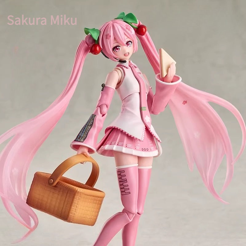 Official Sakura Miku “Miracle Ver.” Figure – Adjustable poses, with multiple buildable accessories.